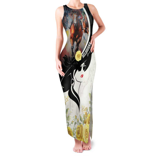 Melbourne Horse Racing Family Matching Tank Maxi Dress and Hawaiian Shirt Derby Day