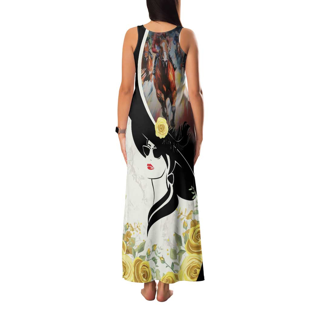 Melbourne Horse Racing Family Matching Tank Maxi Dress and Hawaiian Shirt Derby Day