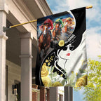 Melbourne Horse Racing Garden Flag Derby Day