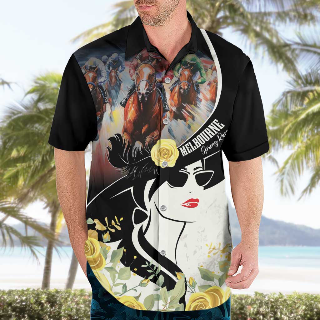 Melbourne Horse Racing Hawaiian Shirt Derby Day