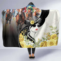 Melbourne Horse Racing Hooded Blanket Derby Day