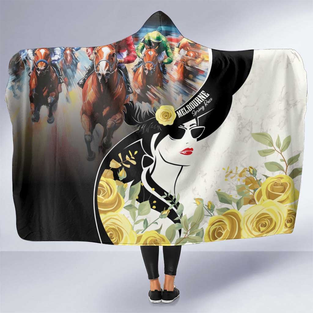 Melbourne Horse Racing Hooded Blanket Derby Day