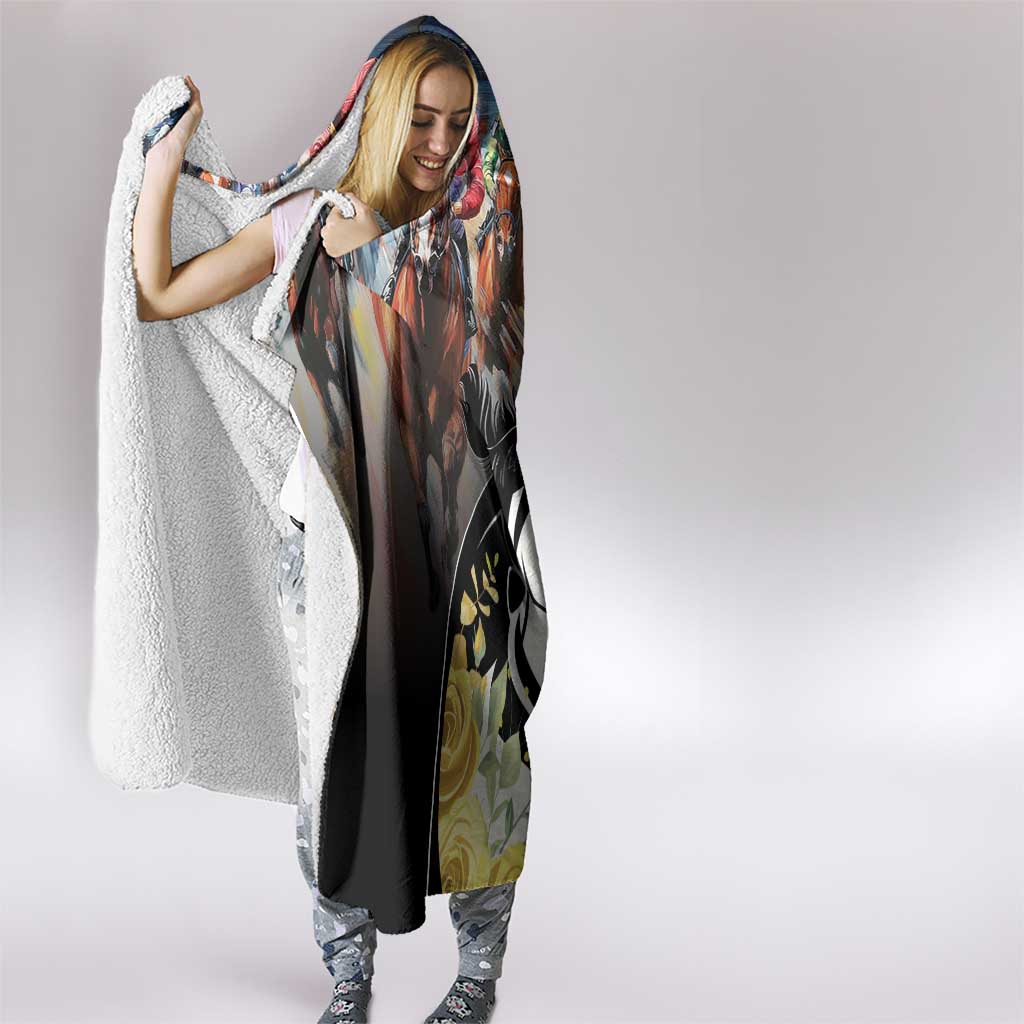 Melbourne Horse Racing Hooded Blanket Derby Day