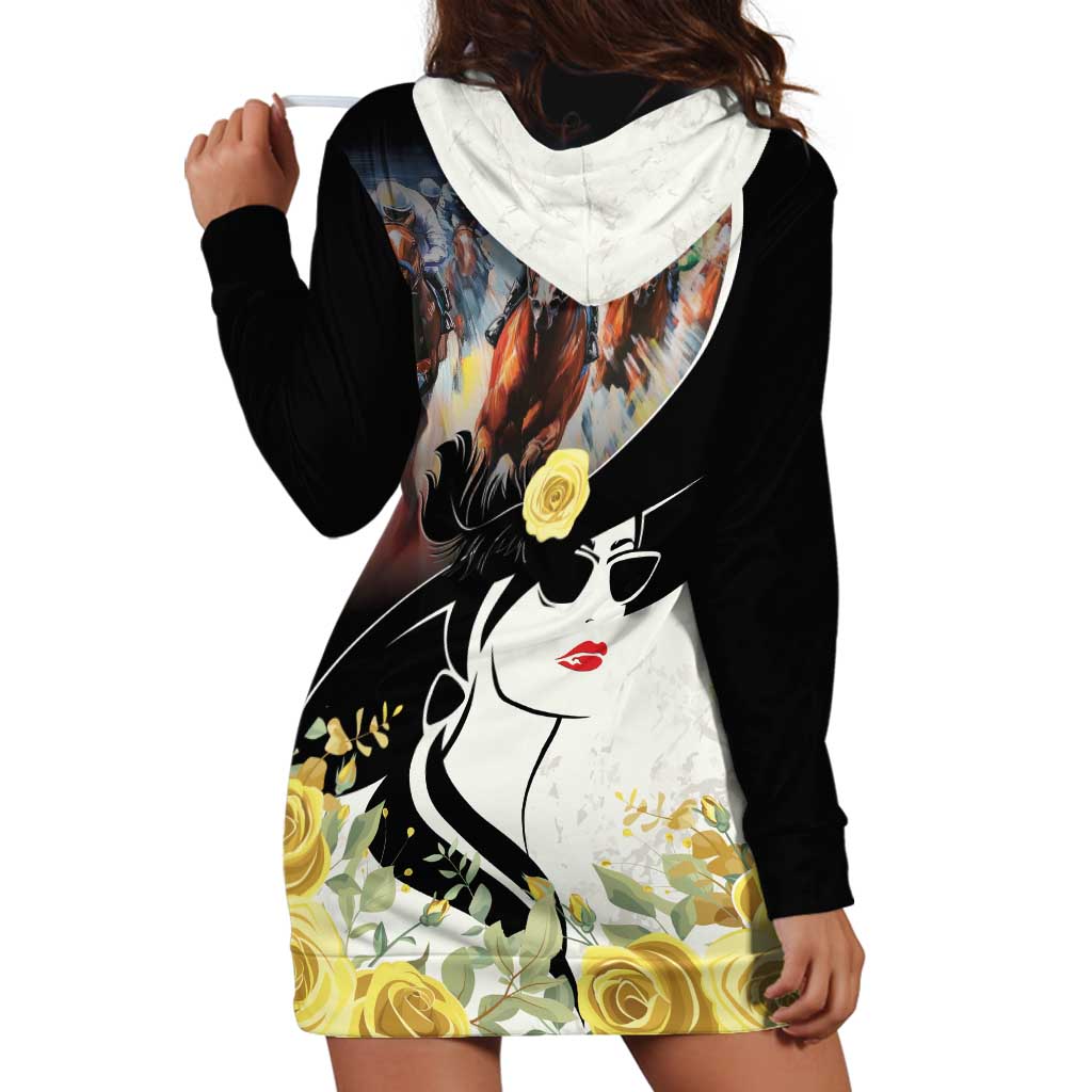 Melbourne Horse Racing Hoodie Dress Derby Day