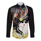 Melbourne Horse Racing Long Sleeve Button Shirt Derby Day