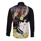 Melbourne Horse Racing Long Sleeve Button Shirt Derby Day