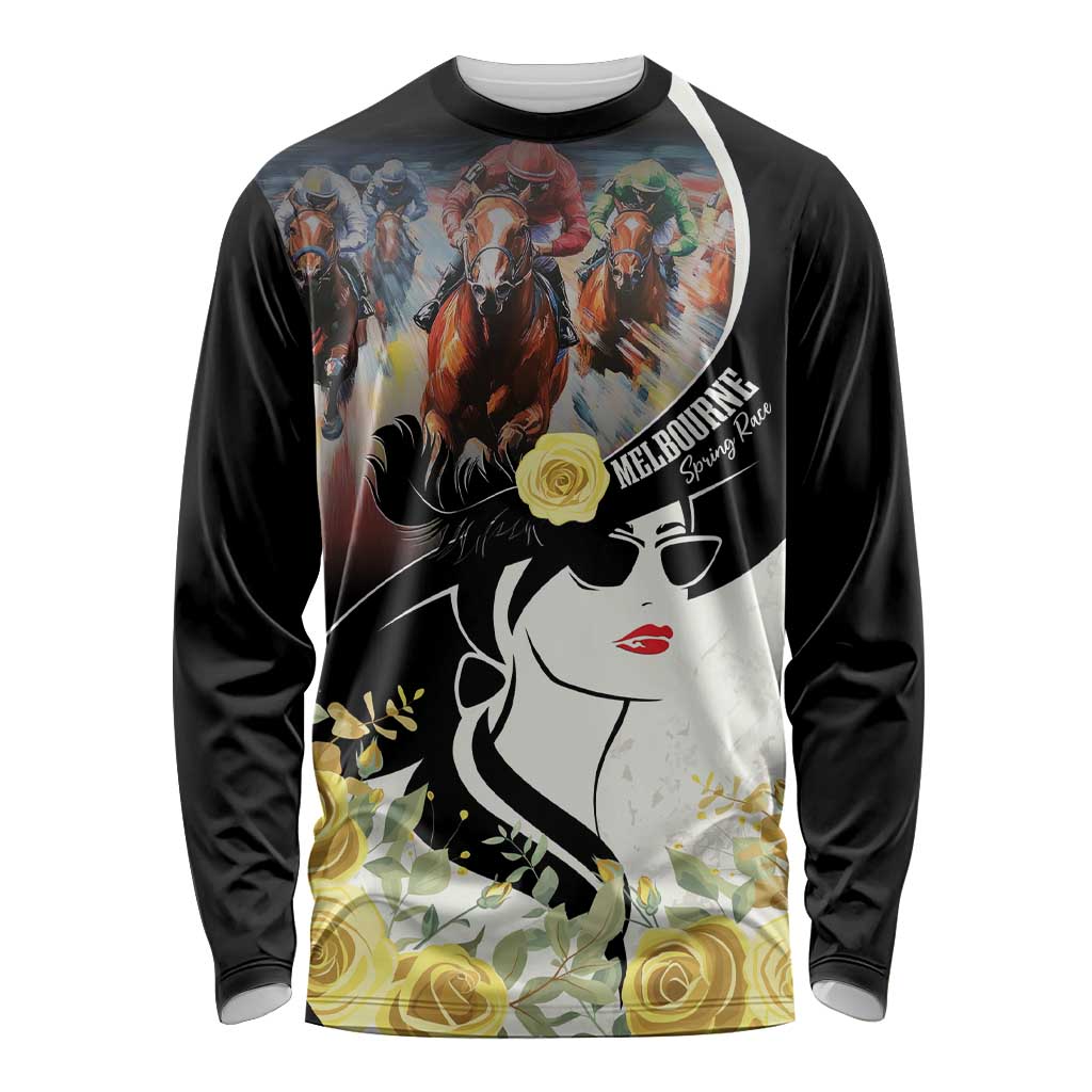 Melbourne Horse Racing Long Sleeve Shirt Derby Day