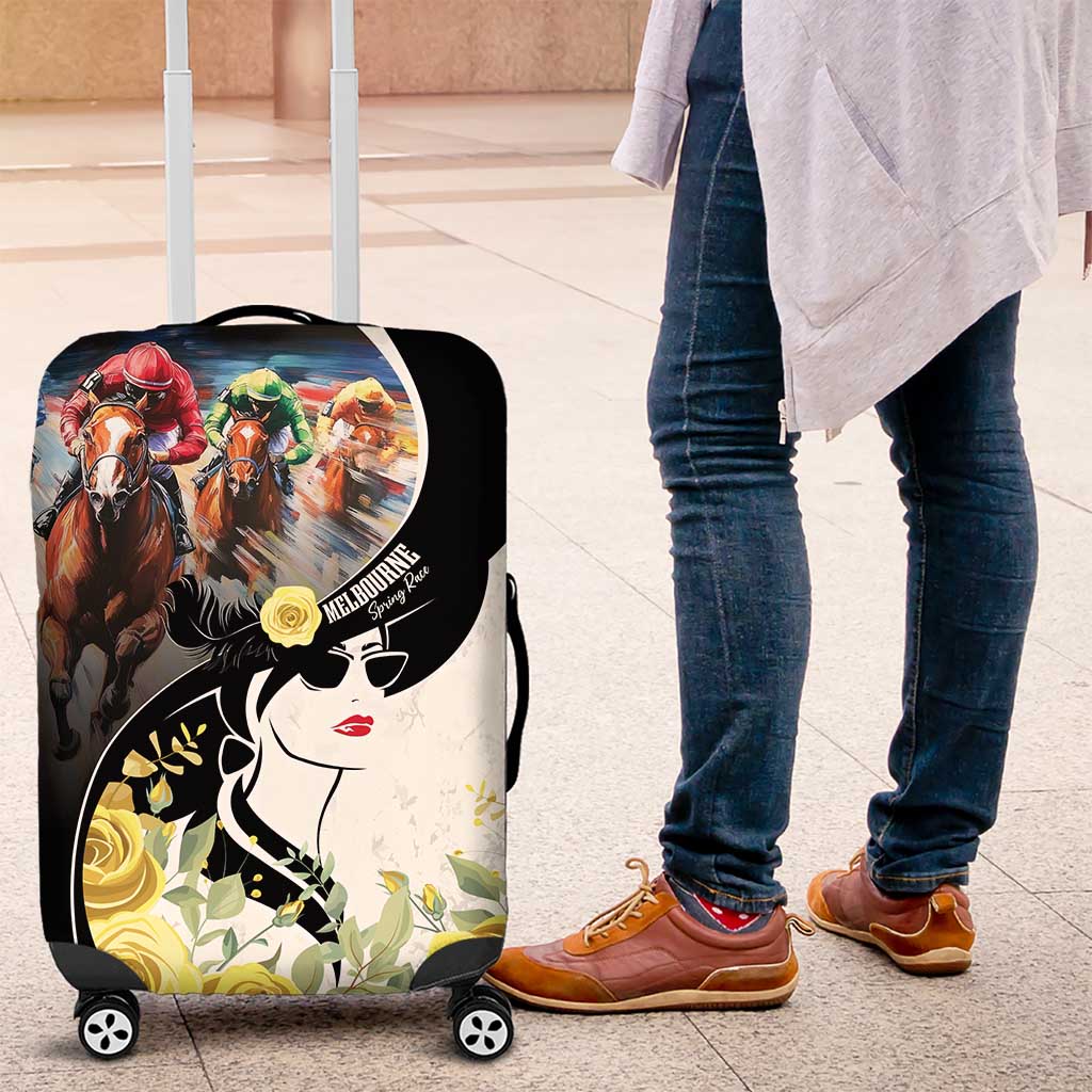 Melbourne Horse Racing Luggage Cover Derby Day