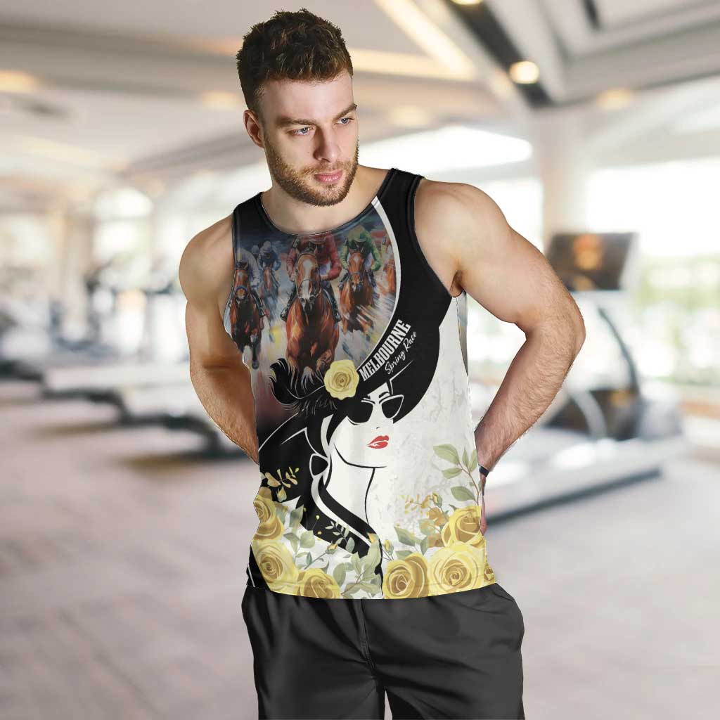 Melbourne Horse Racing Men Tank Top Derby Day