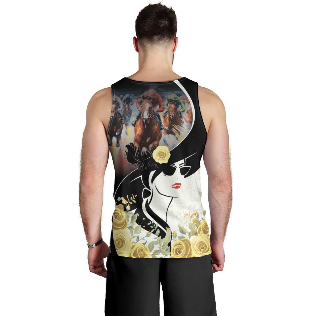 Melbourne Horse Racing Men Tank Top Derby Day