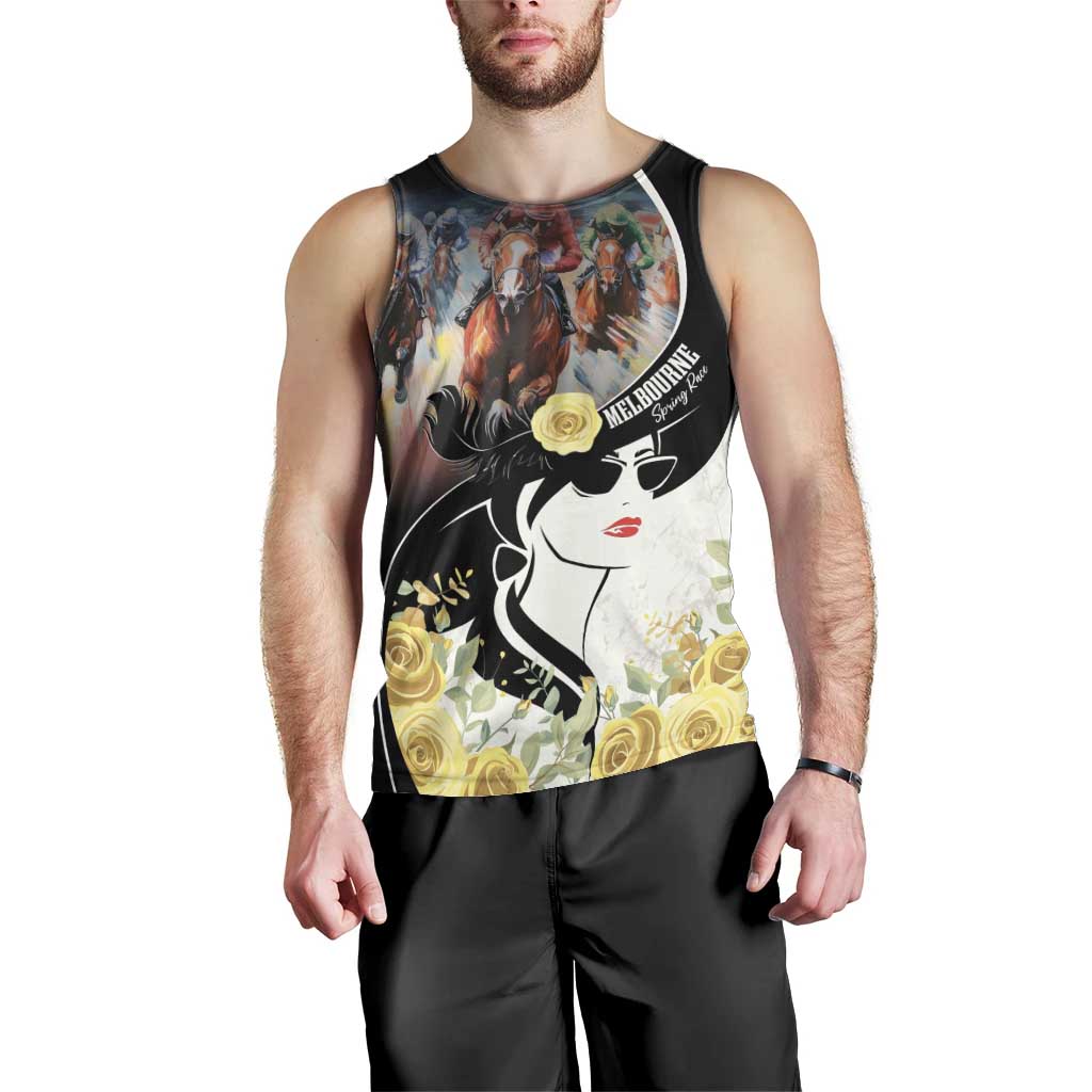 Melbourne Horse Racing Men Tank Top Derby Day