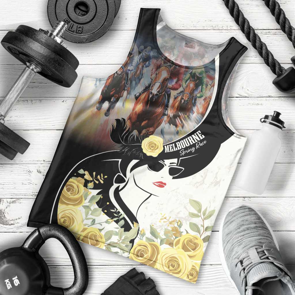 Melbourne Horse Racing Men Tank Top Derby Day