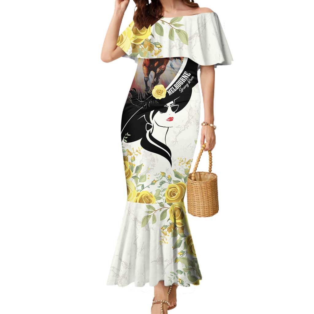 Melbourne Horse Racing Mermaid Dress Derby Day