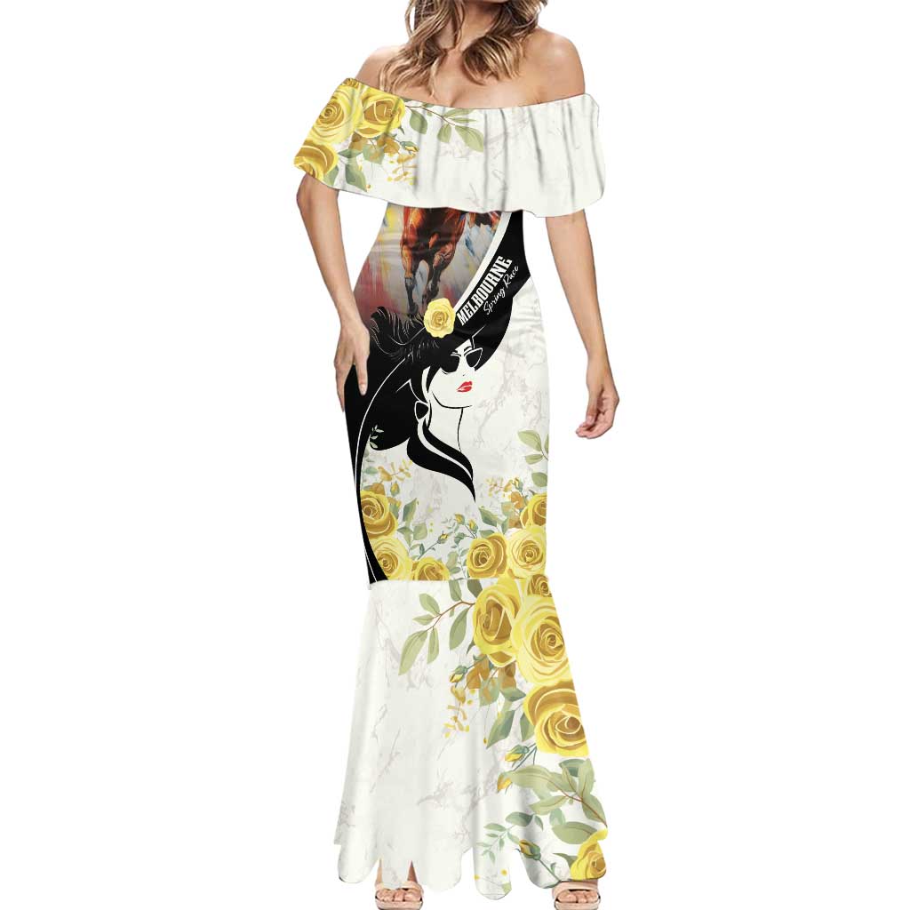Melbourne Horse Racing Mermaid Dress Derby Day