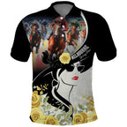 Melbourne Horse Racing Polo Shirt Derby Day
