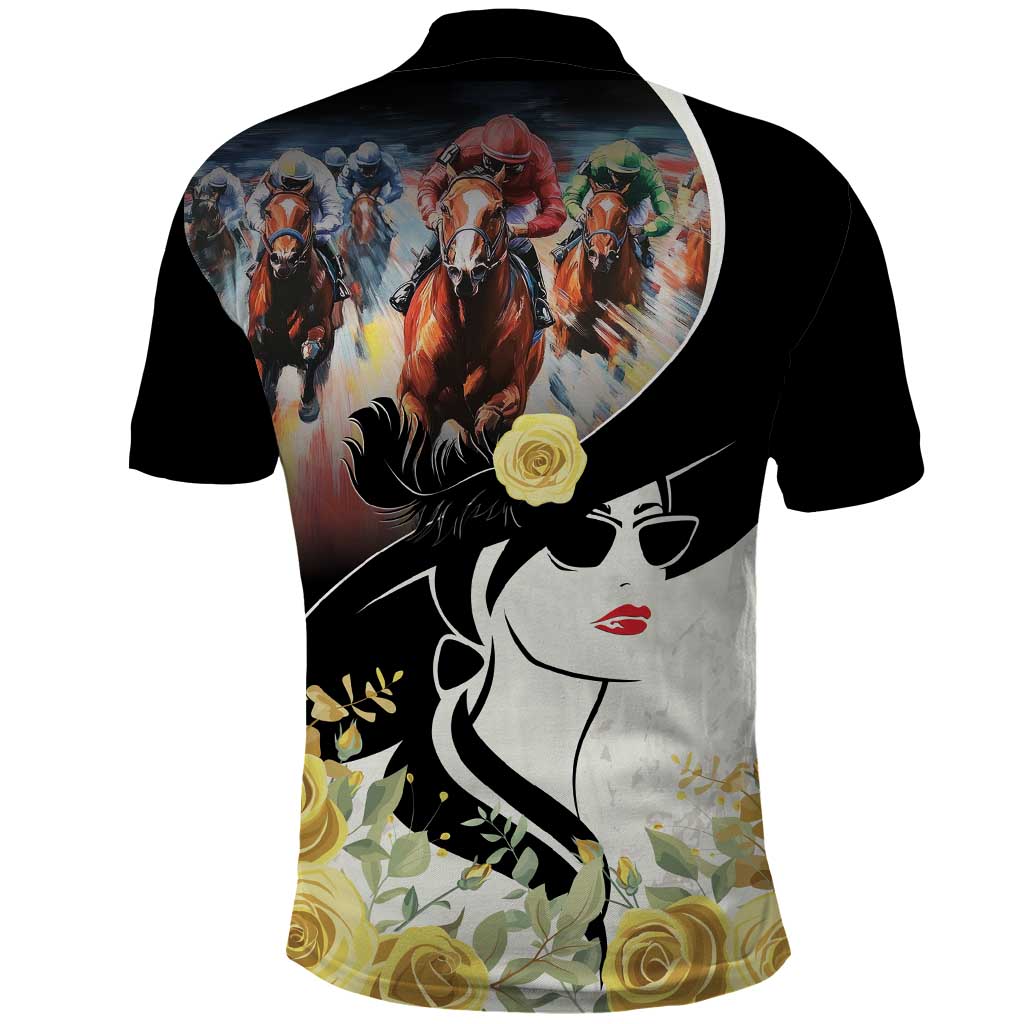 Melbourne Horse Racing Polo Shirt Derby Day