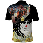 Melbourne Horse Racing Polo Shirt Derby Day