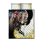 Melbourne Horse Racing Quilt Bed Set Derby Day