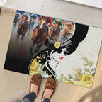 Melbourne Horse Racing Rubber Doormat Derby Day