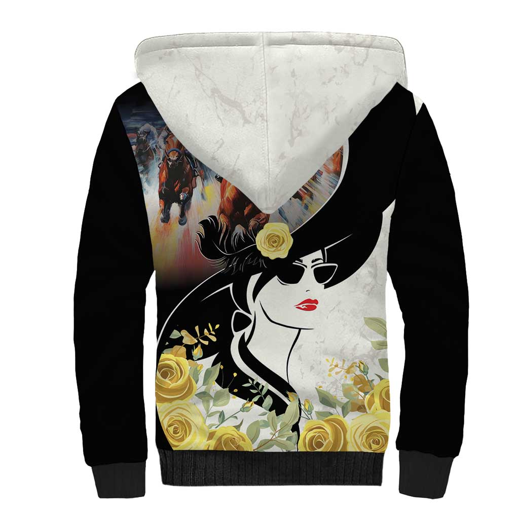 Melbourne Horse Racing Sherpa Hoodie Derby Day