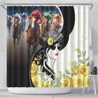 Melbourne Horse Racing Shower Curtain Derby Day