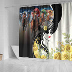Melbourne Horse Racing Shower Curtain Derby Day