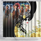 Melbourne Horse Racing Shower Curtain Derby Day