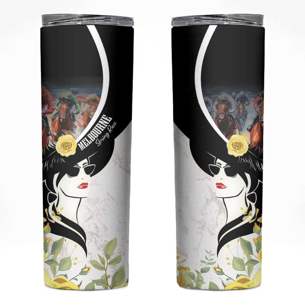 Melbourne Horse Racing Skinny Tumbler Derby Day