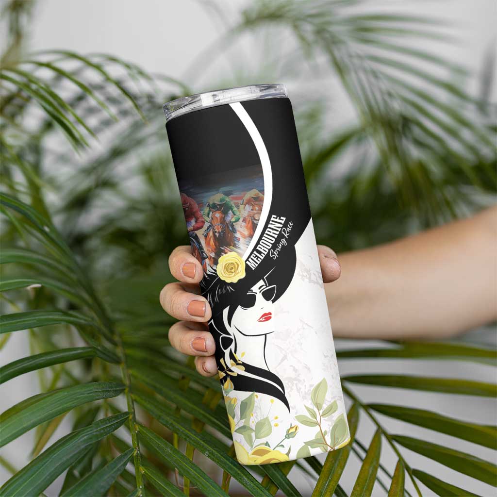 Melbourne Horse Racing Skinny Tumbler Derby Day