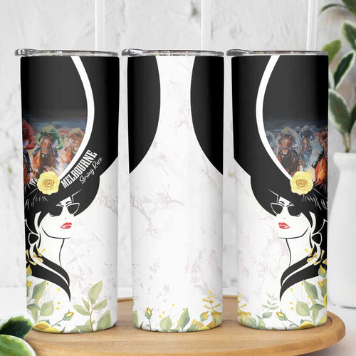 Melbourne Horse Racing Skinny Tumbler Derby Day
