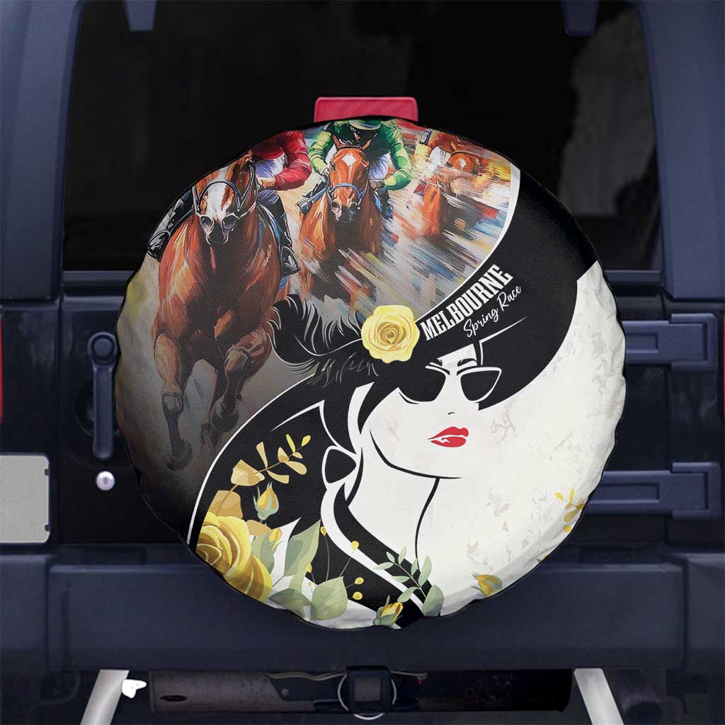 Melbourne Horse Racing Spare Tire Cover Derby Day