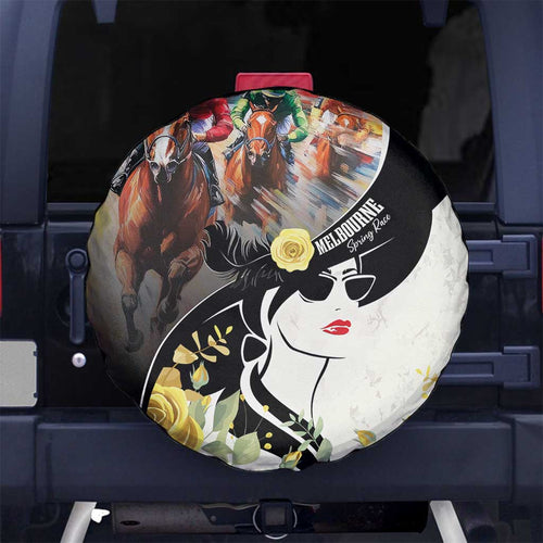 Melbourne Horse Racing Spare Tire Cover Derby Day