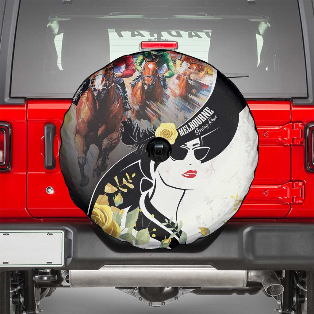 Melbourne Horse Racing Spare Tire Cover Derby Day