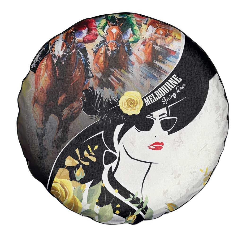 Melbourne Horse Racing Spare Tire Cover Derby Day