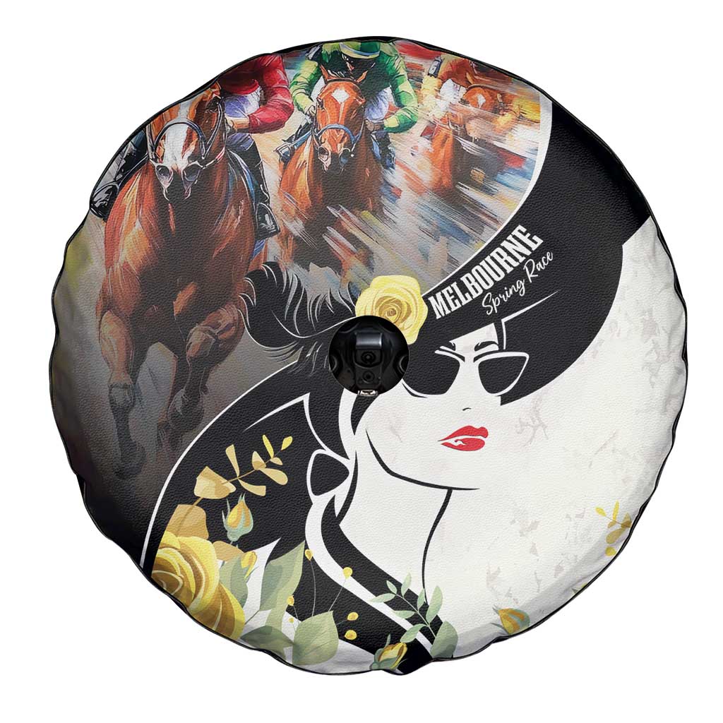 Melbourne Horse Racing Spare Tire Cover Derby Day