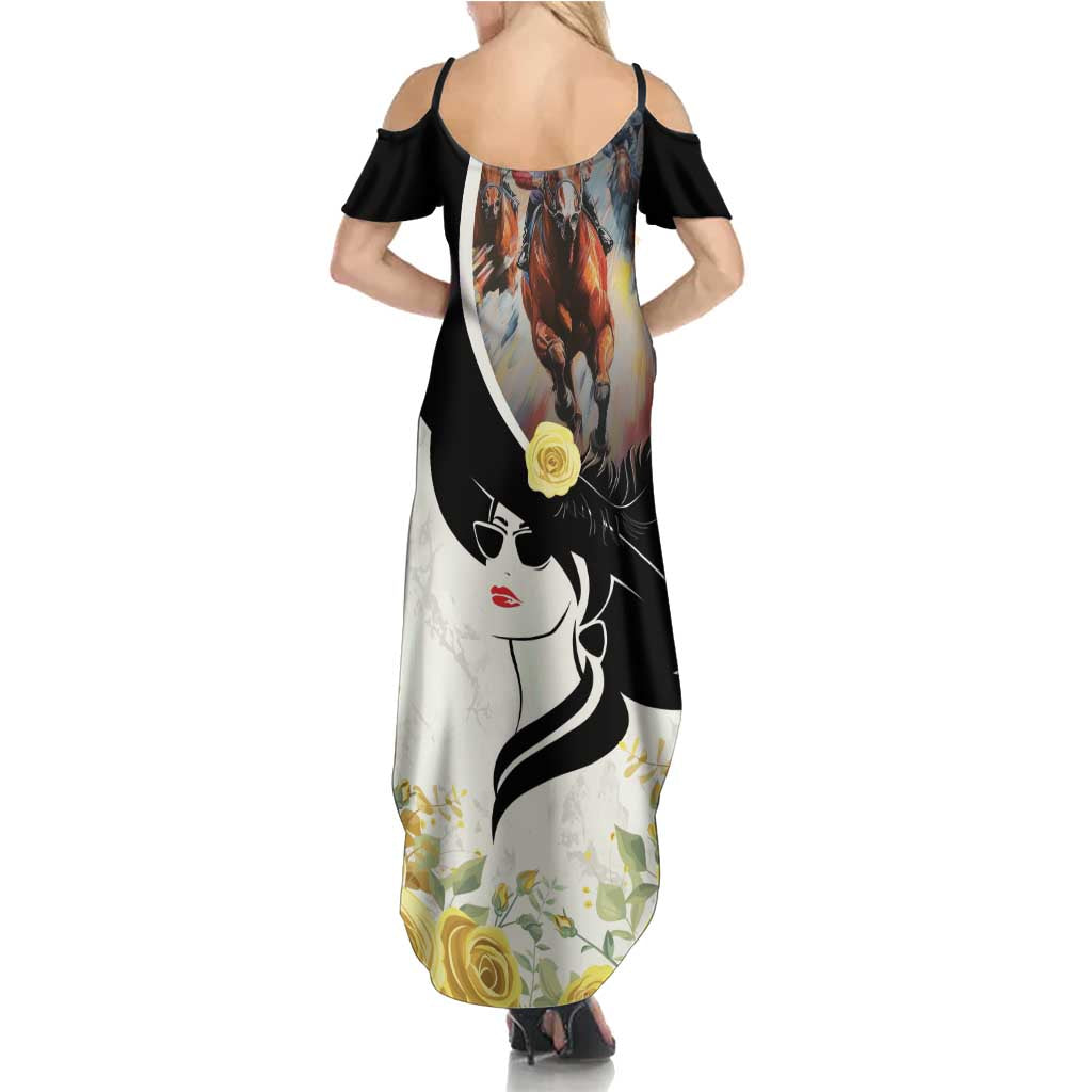 Melbourne Horse Racing Summer Maxi Dress Derby Day