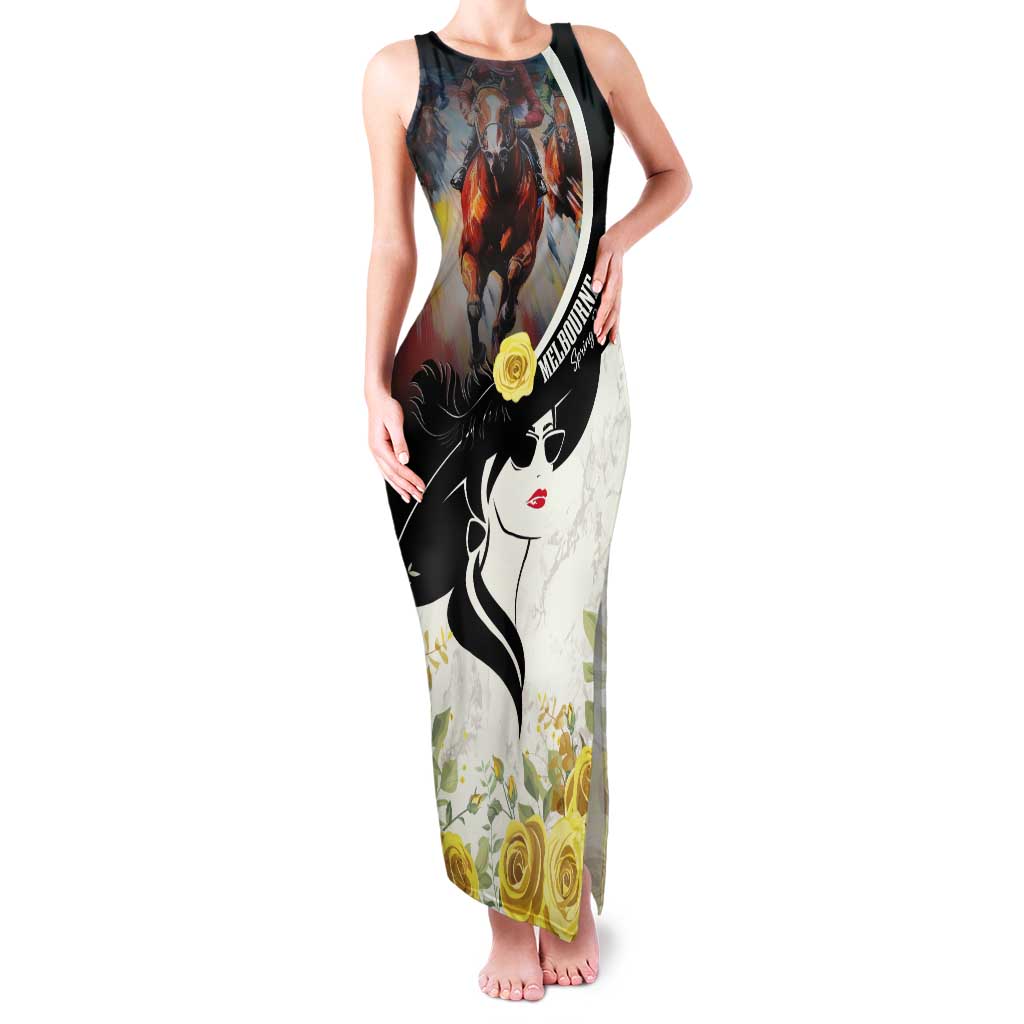 Melbourne Horse Racing Tank Maxi Dress Derby Day