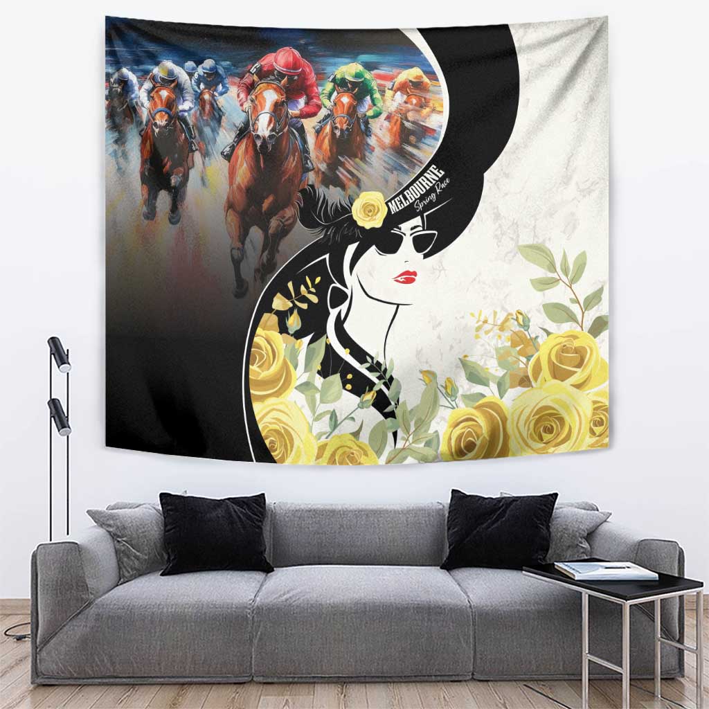Melbourne Horse Racing Tapestry Derby Day
