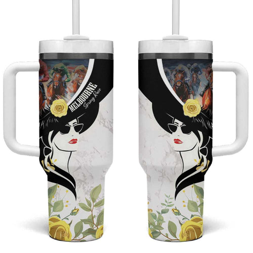 Melbourne Horse Racing Tumbler With Handle Derby Day