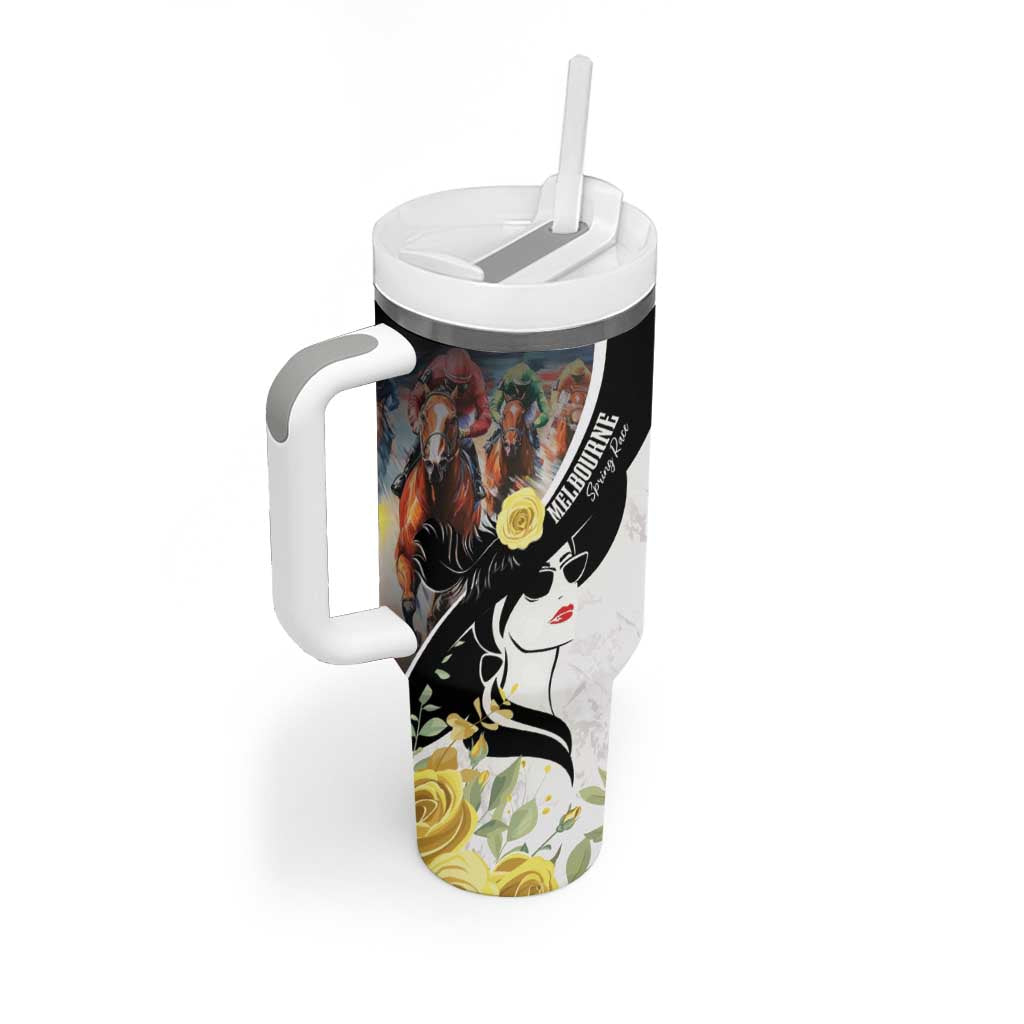 Melbourne Horse Racing Tumbler With Handle Derby Day