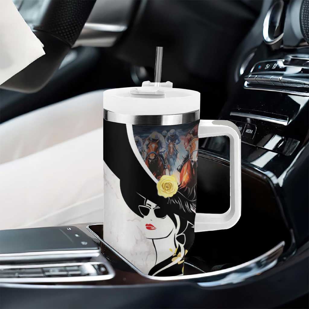 Melbourne Horse Racing Tumbler With Handle Derby Day