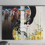 Melbourne Horse Racing Window Curtain Derby Day