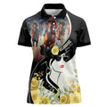 Melbourne Horse Racing Women Polo Shirt Derby Day