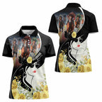 Melbourne Horse Racing Women Polo Shirt Derby Day