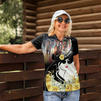 Melbourne Horse Racing Women Polo Shirt Derby Day