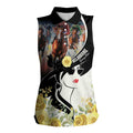 Melbourne Horse Racing Women Sleeveless Polo Shirt Derby Day