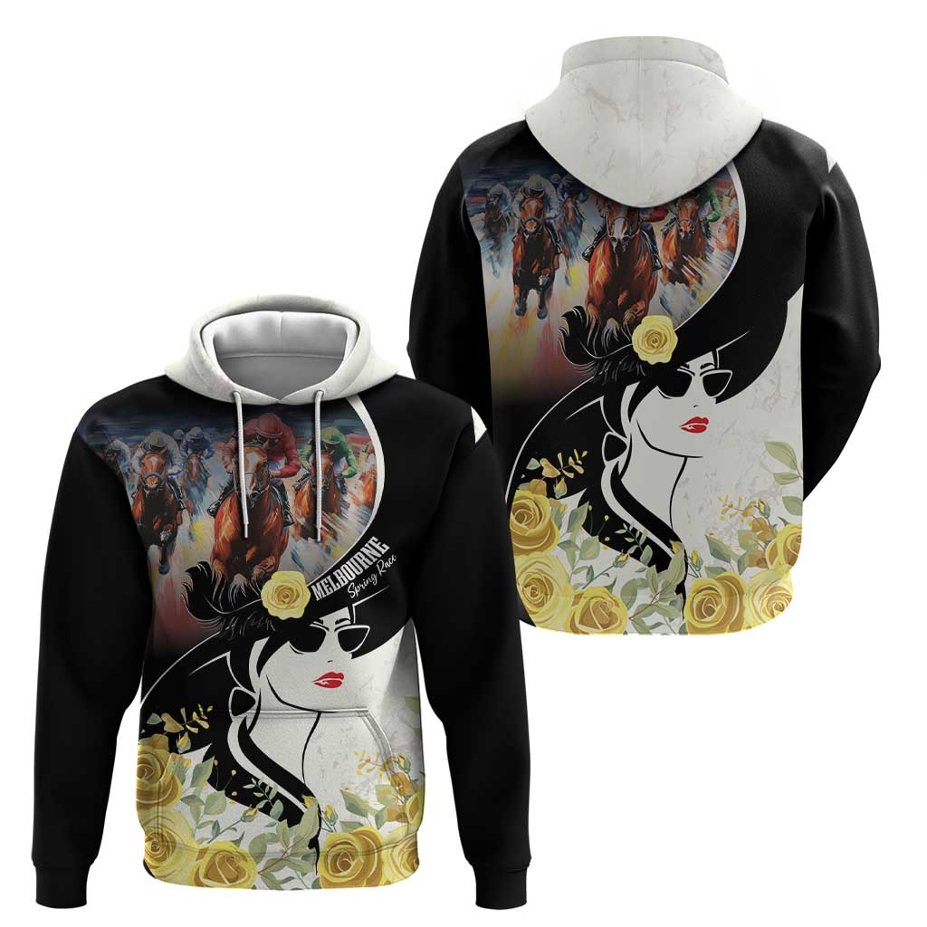 Melbourne Horse Racing Zip Hoodie Derby Day