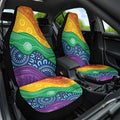 Australia First Nation LGBTQ+ Car Seat Cover Aboriginal Rainbow Flag