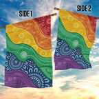 Australia First Nation LGBTQ+ Garden Flag Aboriginal Rainbow Flag