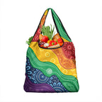 Australia First Nation LGBTQ+ Grocery Bag Aboriginal Rainbow Flag